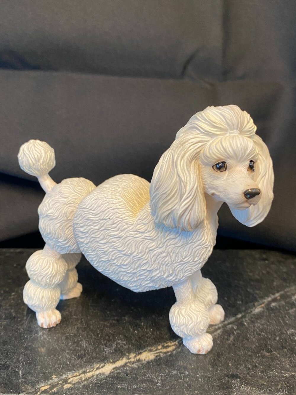 VTG Westland Giftware Poochware White Poodle Figurine 11578 Rare